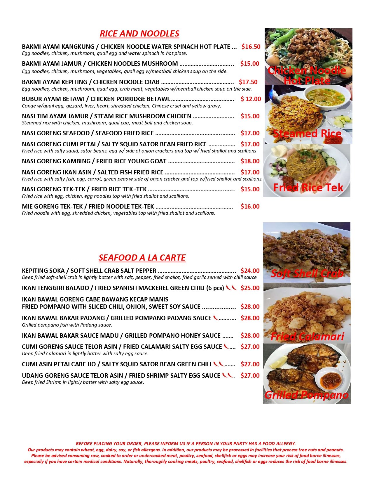 Our Foods